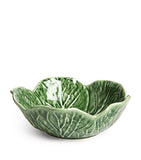 Bordallo Pinheiro cabbage-inspired earthenware bowl 17.5cm - British product