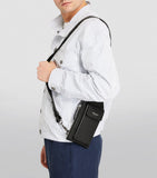 Giorgio Armani luxury leather cross-body bag (British brand)