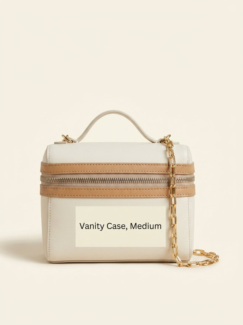 Burberry mini check canvas vanity bag - British product