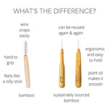 Truthbrush Bamboo Interdental Brushes Size Pink 0.4mm x 5 GOODS Superdrug