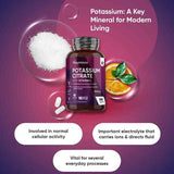 WeightWorld Potassium Supplement 1460mg vegan tablets 180 count (British brand)
