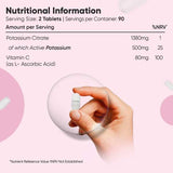 WeightWorld Potassium Supplement 1460mg vegan tablets 180 count (British brand)