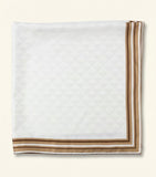 Prada silk twill jacquard scarf 90cm, imported from the UK