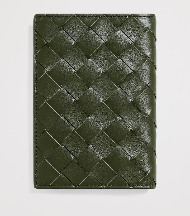 Bottega Veneta Intrecciato passport holder calfskin leather (British brand)