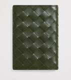 Bottega Veneta Intrecciato passport holder calfskin leather (British brand)