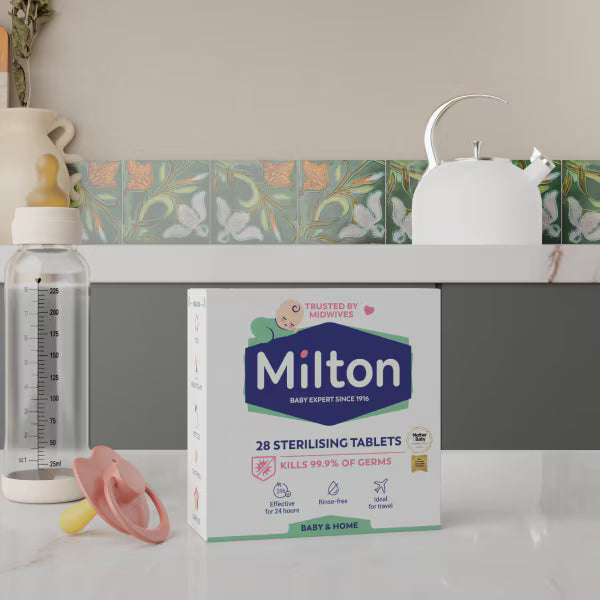Milton Sterilising Tablets 28 pack, imported from the UK