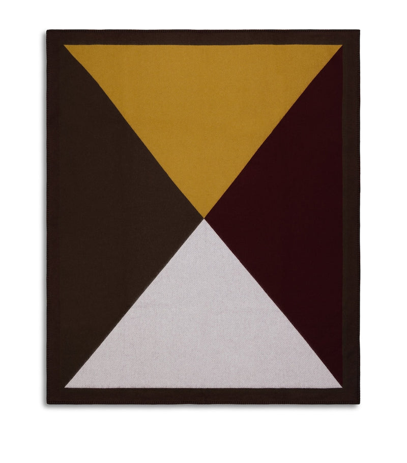 Begg x Co lambswool-cashmere Vivian blanket 140x180cm, imported from the UK