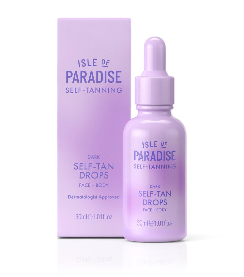 Isle of Paradise dark self-tanning drops 30ml, UK version