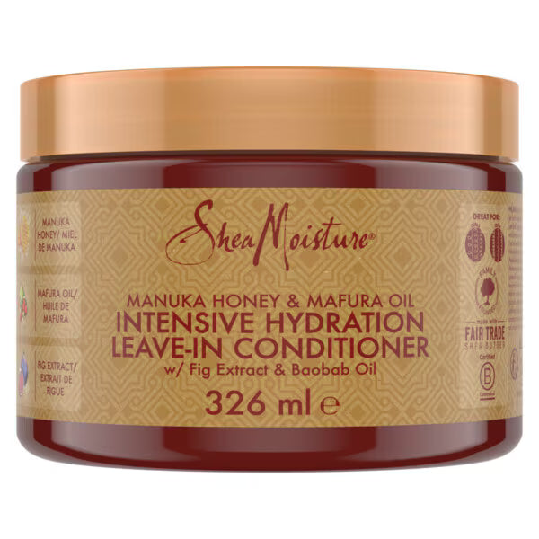 SheaMoisture Manuka Honey and Mafura Oil Leave-In Conditioner 326ml imported from the UK