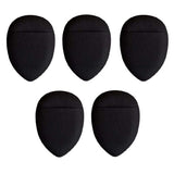 Luvyah Cosmetics Mini Finger Powder Puffs Black Makeup Sponges 5 Pack