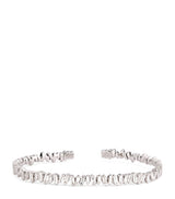 Harrods Suzanne Kalan White Gold and Diamond Classic Bangle- Buy online at McGrocer