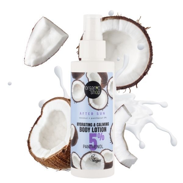 Organic Shop After Sun Body Lotion 150ml, imported from the UK