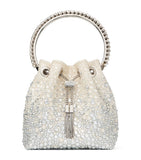 Jimmy Choo Bon Bon embellished top-handle bag, imported from the UK