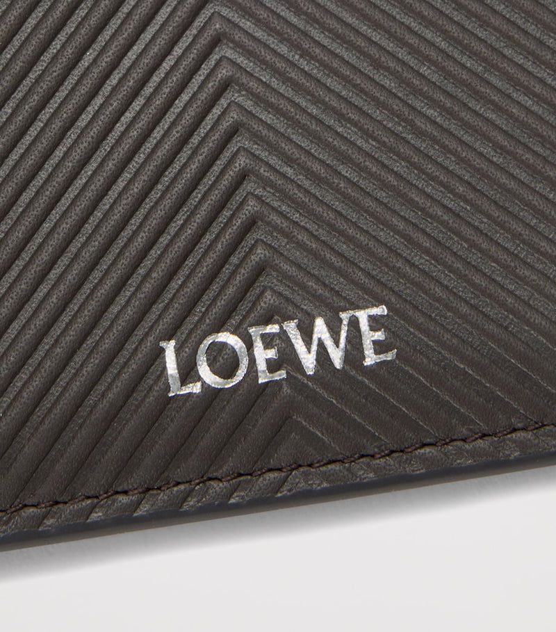 LOEWE leather chevron card holder - British product