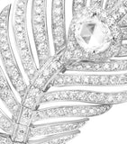 Boucheron Plume de Paon white gold diamond ring (British brand)
