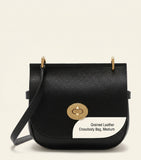 Mulberry Small Amberley Cross-Body Bag in leather, imported from the UK