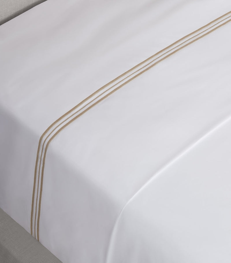 Frette Triplo Super King flat sheet set - British product