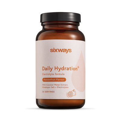 Holland & Barrett Sixways Daily Hydration Powder Passionfruit Electrolyte Mix 180g- Buy online at McGrocer