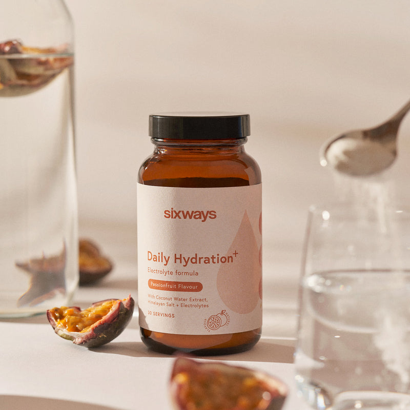 Sixways Daily Hydration Powder Passionfruit 180g (British brand)