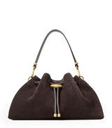 Harrods Jimmy Choo Medium Cinch Suede Shoulder Bag- Buy online at McGrocer