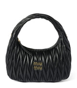 Harrods Miu Miu Wander Matelassé Leather Top-Handle Bag- Buy online at McGrocer