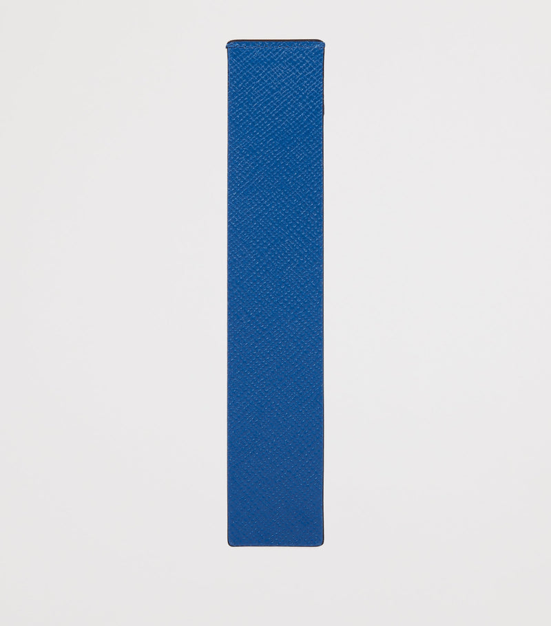 Smythson Panama leather bookmark (British brand)