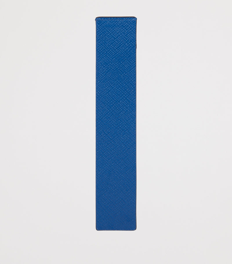 Smythson Panama leather bookmark (British brand)