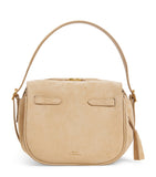 Polo Ralph Lauren small suede Polo ID satchel bag (British brand)