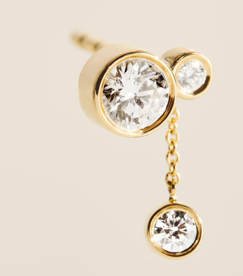 Sophie Bille Brahe Lou single earring 18kt gold, imported from the UK