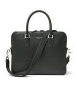 Harrods Aspinal of London Mount Street Leather Briefcase Bag (H28cm x W36.5cm x D5cm)- Buy online at McGrocer