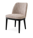 Eichholtz Costa dining chair with textured fabric upholstery, imported from the UK
