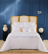Harrods Yves Delorme Couture Nautilus Square Oxford Pillowcase 65cm x 65cm- Buy online at McGrocer