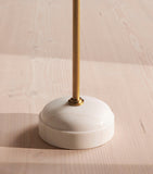 Soho Home marble Fleet side table with brass stem (British brand)