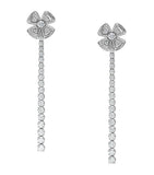 Bvlgari Fiorever convertible earrings white gold diamonds, UK version