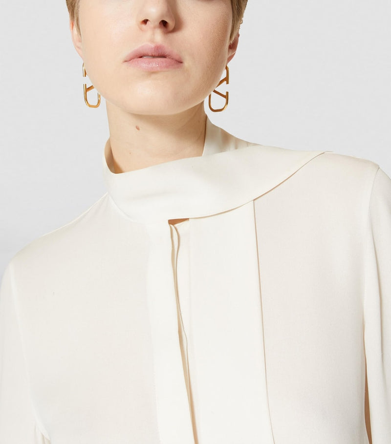 Valentino Garavani VLogo stud earrings 5cm, imported from the UK