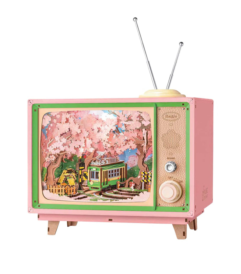Robotime Rolife Sakura Dreamy Tour music box 3D puzzle, UK version