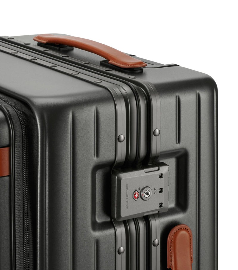 Carl Friedrik Carry-On Pro suitcase 55cm, hard shell polycarbonate (British brand)
