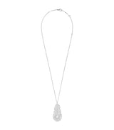 Harrods Boucheron Medium White Gold and Diamond Plume de Paon Necklace- Buy online at McGrocer