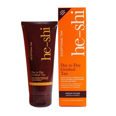 He-Shi Day to Day Gradual Tan Dark Self Tanning Lotion 200ml