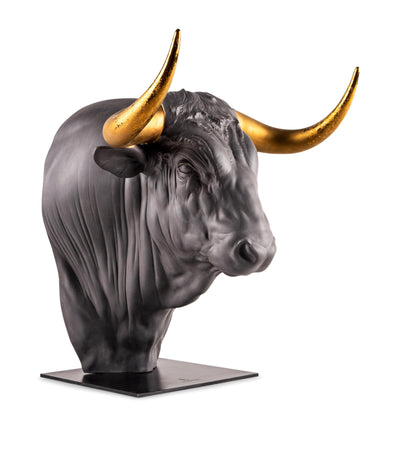 Harrods Lladró Taurus Bull Bust Sculpture- Buy online at McGrocer