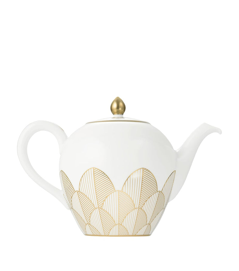 Christofle Porcelain Malmaison Teapot 1.5L - British product