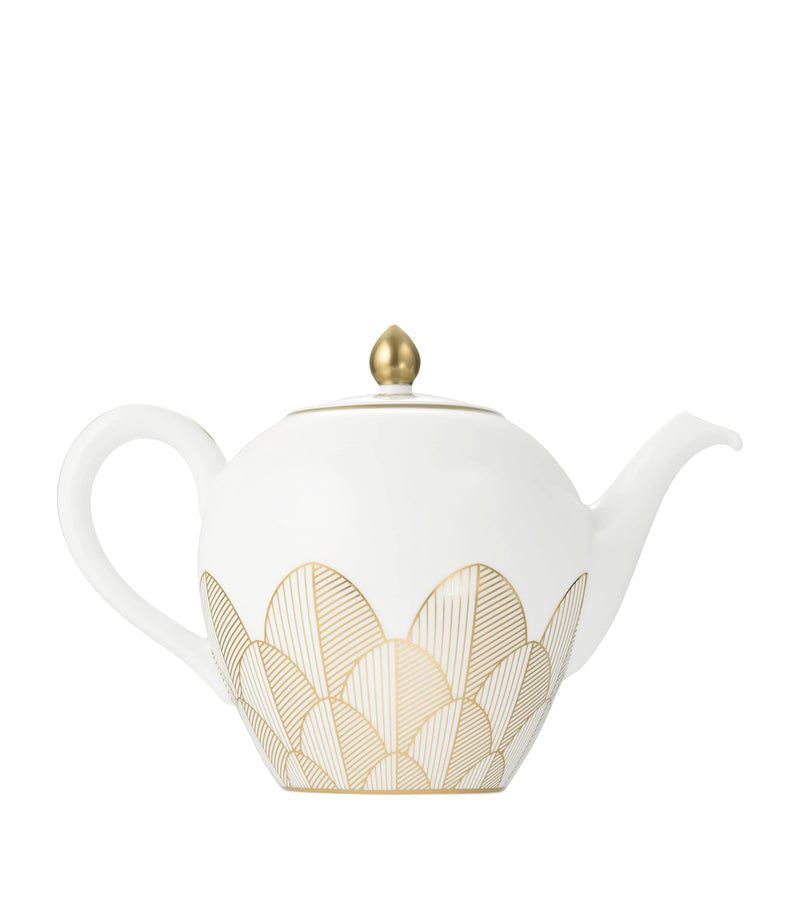 Christofle Porcelain Malmaison Teapot 1.5L - British product