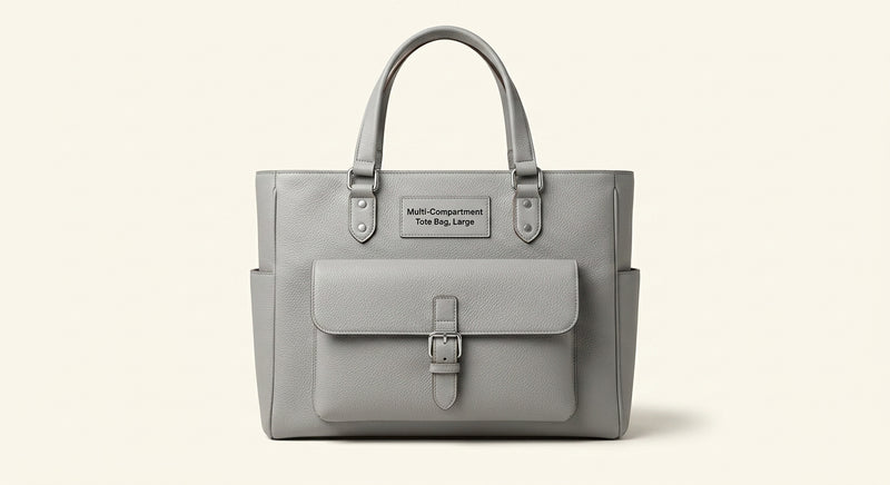 Prada large leather route tote bag (British brand)