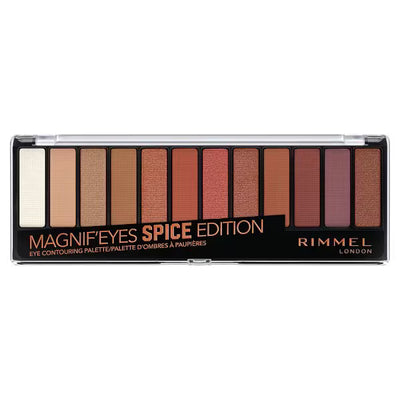 Superdrug Rimmel Magnif Eyes 12 Pan Eyeshadow Palette Spice Edition- Buy online at McGrocer