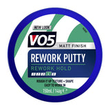Vo5 Rework reworkable hold Hair Putty for messy texture 150 ml GOODS Boots