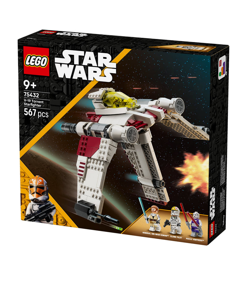 Lego Star Wars V-19 Torrent Starfighter building set, UK version