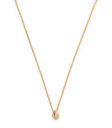 Harrods Engelbert Yellow Gold and Pavé Diamond Legacy Knot Pendant Necklace- Buy online at McGrocer