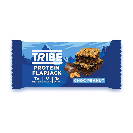 Tribe Plant Protein Flapjack - Choc Peanut 50G GOODS Boots   