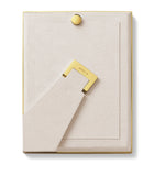 Aerin leather classic photo frame 5'' x 7'' - British product