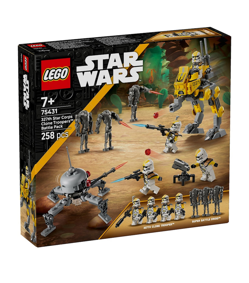 Lego Star Wars 327th Star Corps battle pack 258 pieces, imported from the UK